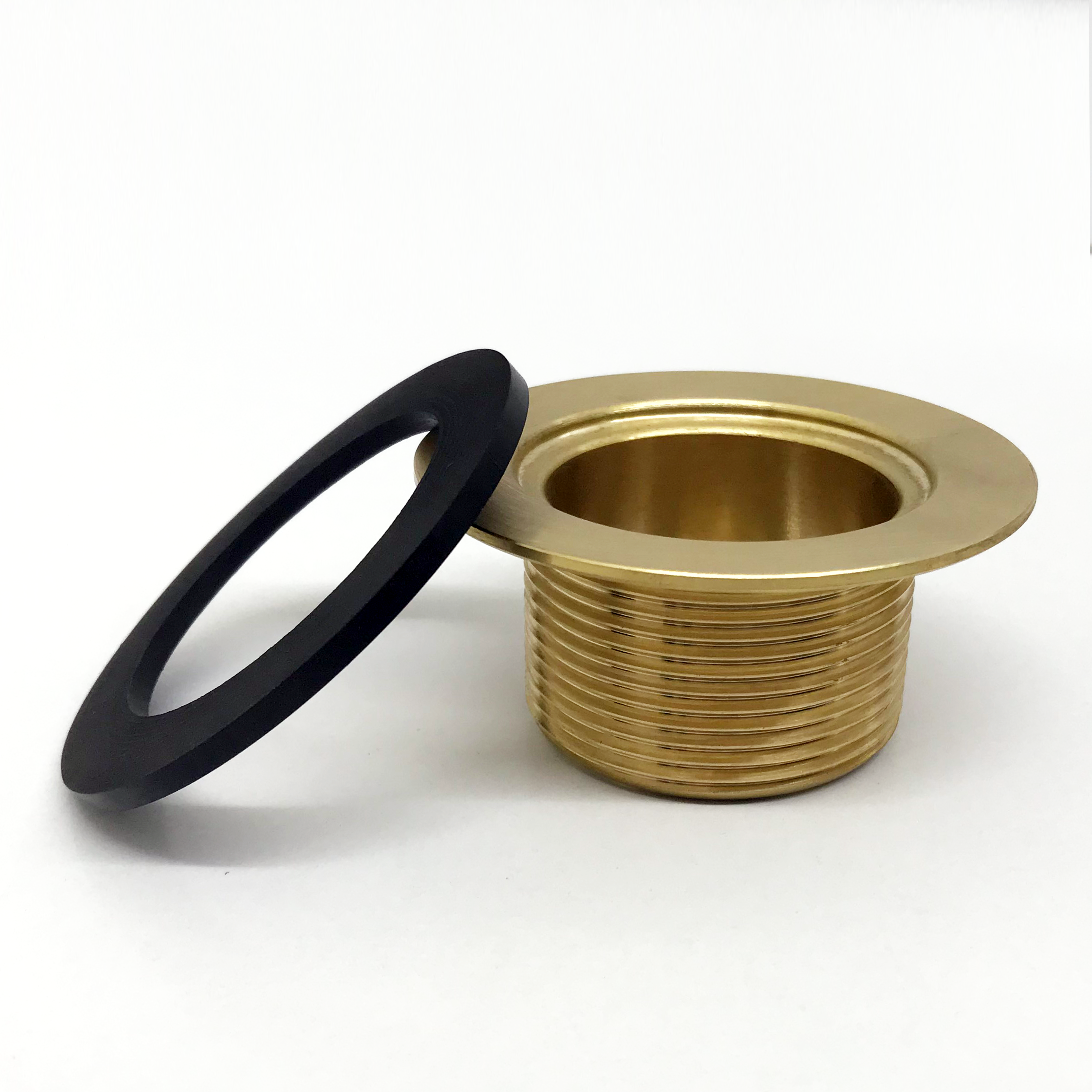 Brass Tub Drain Body with Rubber Washer-C8054.50 - Aluids Usa