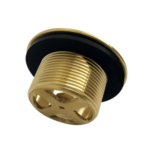 Brass Tub Drain Body with Rubber Washer
