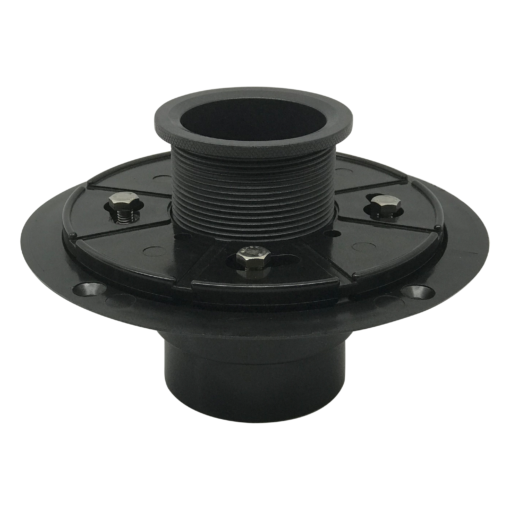 PVC Shower Drain Base for 2" Square & Linear Shower Floor Drain