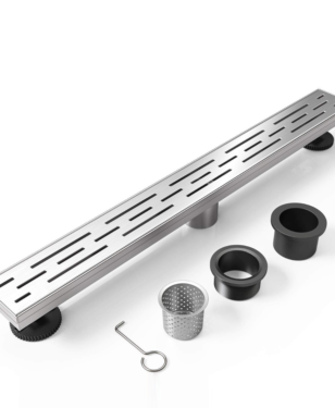 Linear Drain with Grate and other Accessory