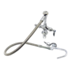 Single Hole Double Lever Deck Mount Pot Filler
