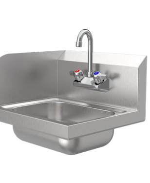 commercial kitchen sink..