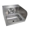Stainless Steel Deck Aluids-Mounted Hand Sink and Dual Side Splash-C9400-DS-F