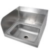 Aluids-Stainless Steel Deck Mounted Hand Sink with Dual Splash- C9400-DS