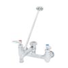 Service Sink Wall Mount Fixing Faucet