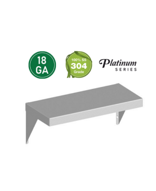 Wall Mount Shelving with Platinum Series