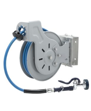 Water Hose Reel 16 Miter (3/8"X52 Ft) With SS  Swing Bracket