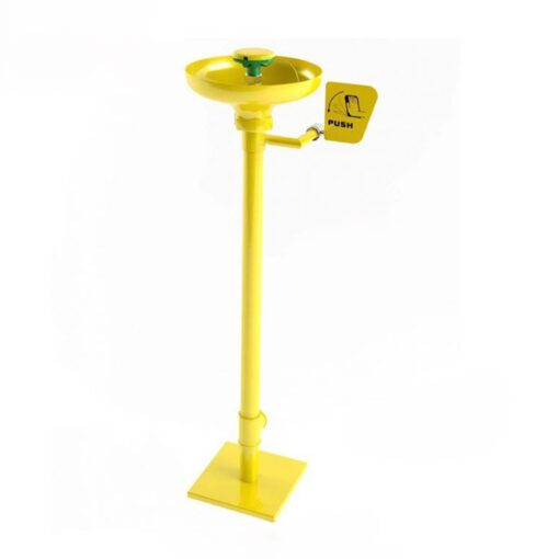 Eye wash station with stand