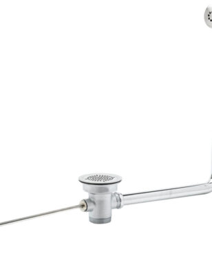3″ Sink Opening Waste Drain with Twist Handle, NPT Adapter, Overflow Option & Assembly